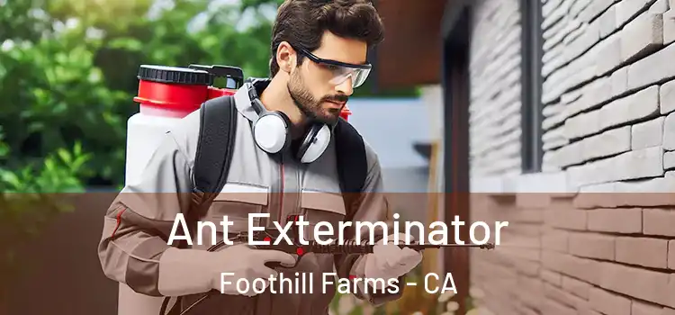 Ant Exterminator Foothill Farms - CA