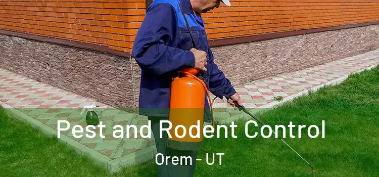  Pest and Rodent Control Orem - UT