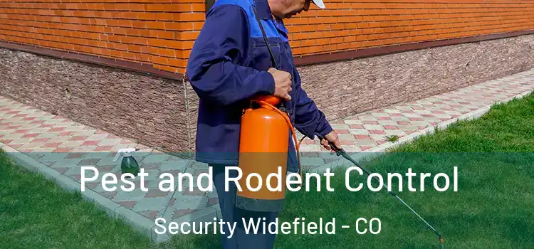 Pest and Rodent Control Security Widefield - CO