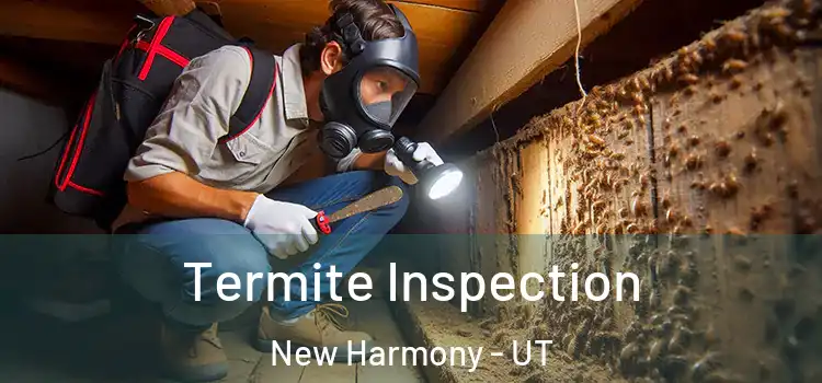 Termite Inspection New Harmony - UT